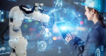 Industrial technology concept. Factory automation. Smart factory. INDUSTRY 4.0