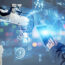 Industrial technology concept. Factory automation. Smart factory. INDUSTRY 4.0